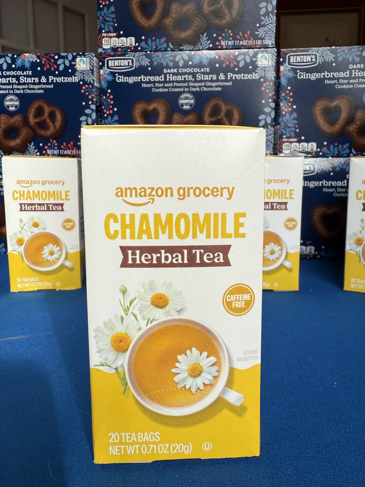 Amazon Grocery, Chamomile Herbal Tea Bags, 20 Ct customer photo 1
