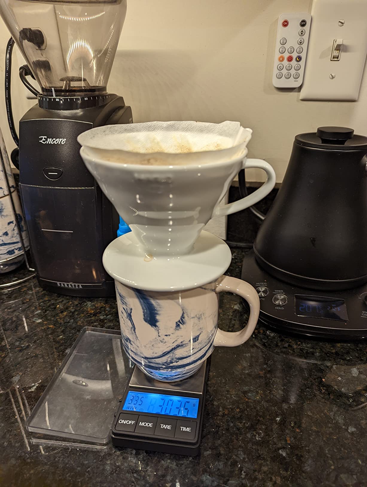 WEIGHTMAN Espresso Scale with Timer 1000g x 0.1g, Small Thin Coffee Scale customer photo 2