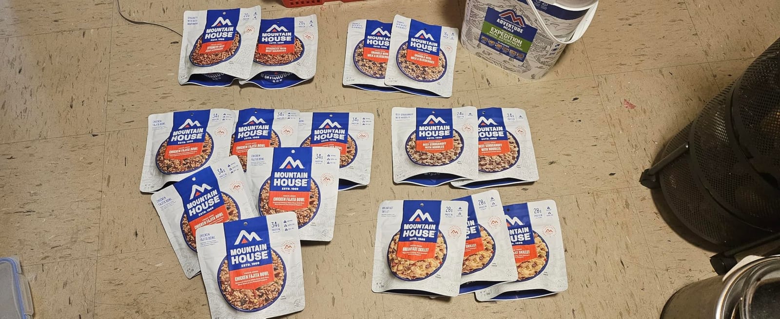 Mountain House Emergency Meal Assortment Kits, Freeze-Dried Survival Food Kit for Disaster Preparedness & Long-Term Storage, 30-Year Shelf Life customer photo 1