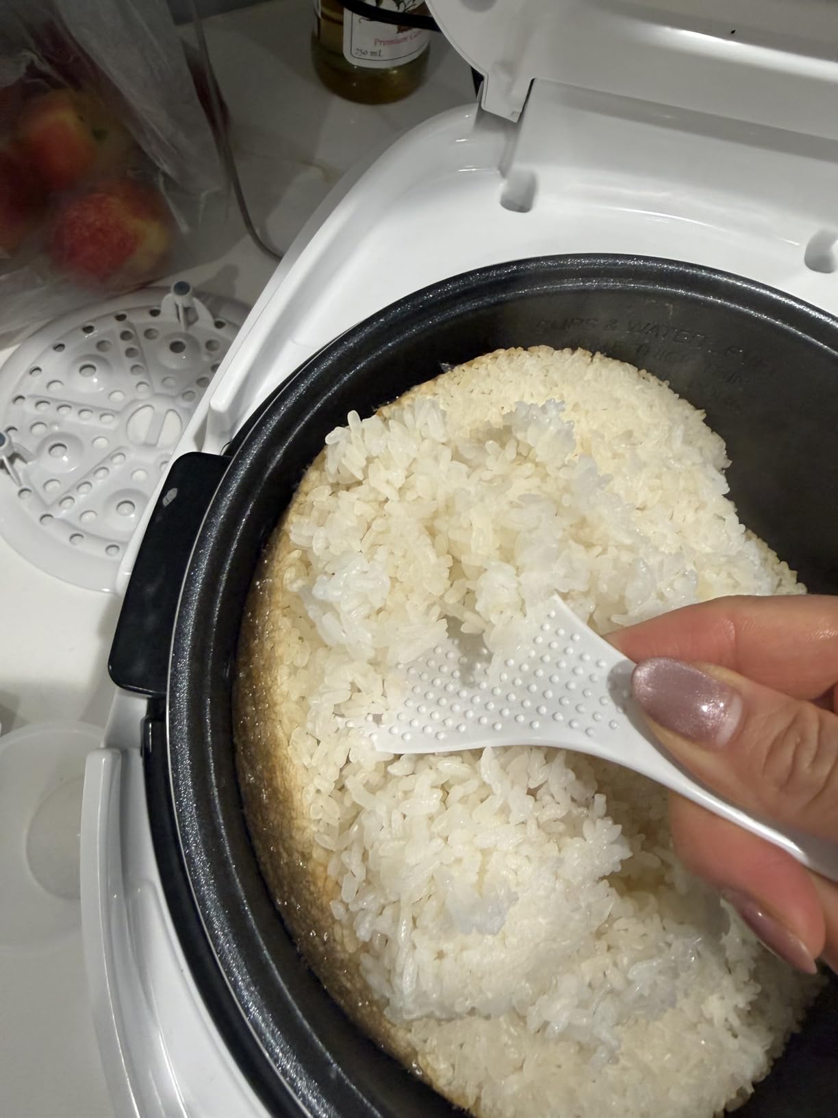 CUCKOO Micom Fuzzy Logic Rice Cooker, 20-Cup Cooked, White, CR-1020F customer photo 2