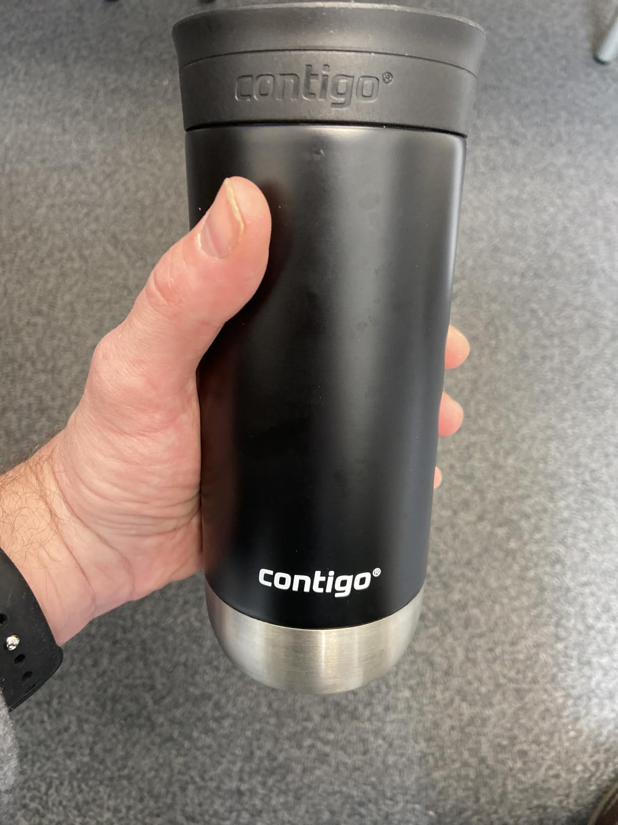 Contigo HuronTravel Mug Screw Cap Stainless Steel Drinking Cup customer photo 1