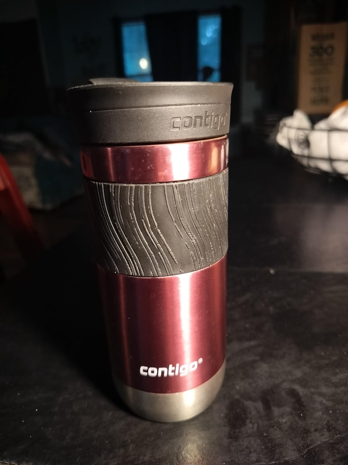 Contigo Byron Vacuum-Insulated Stainless Steel Travel Mug with Leak-Proof Lid, Reusable Coffee Cup or Water Bottle, BPA-Free, 20oz 2-Pack in Sake & Blue Corn customer photo 2