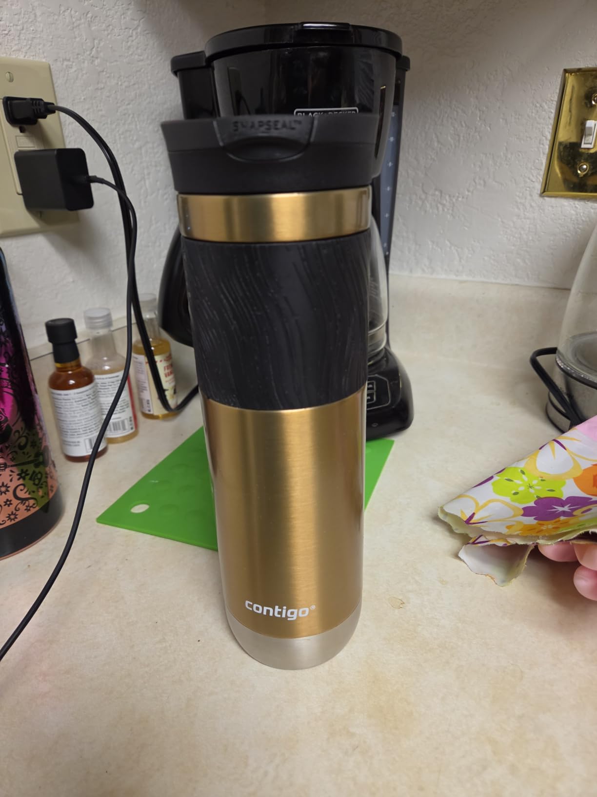 Contigo Byron 2.0 Stainless Steel Travel Mug with SNAPSEAL™ Lid and Grip 20oz. customer photo 1