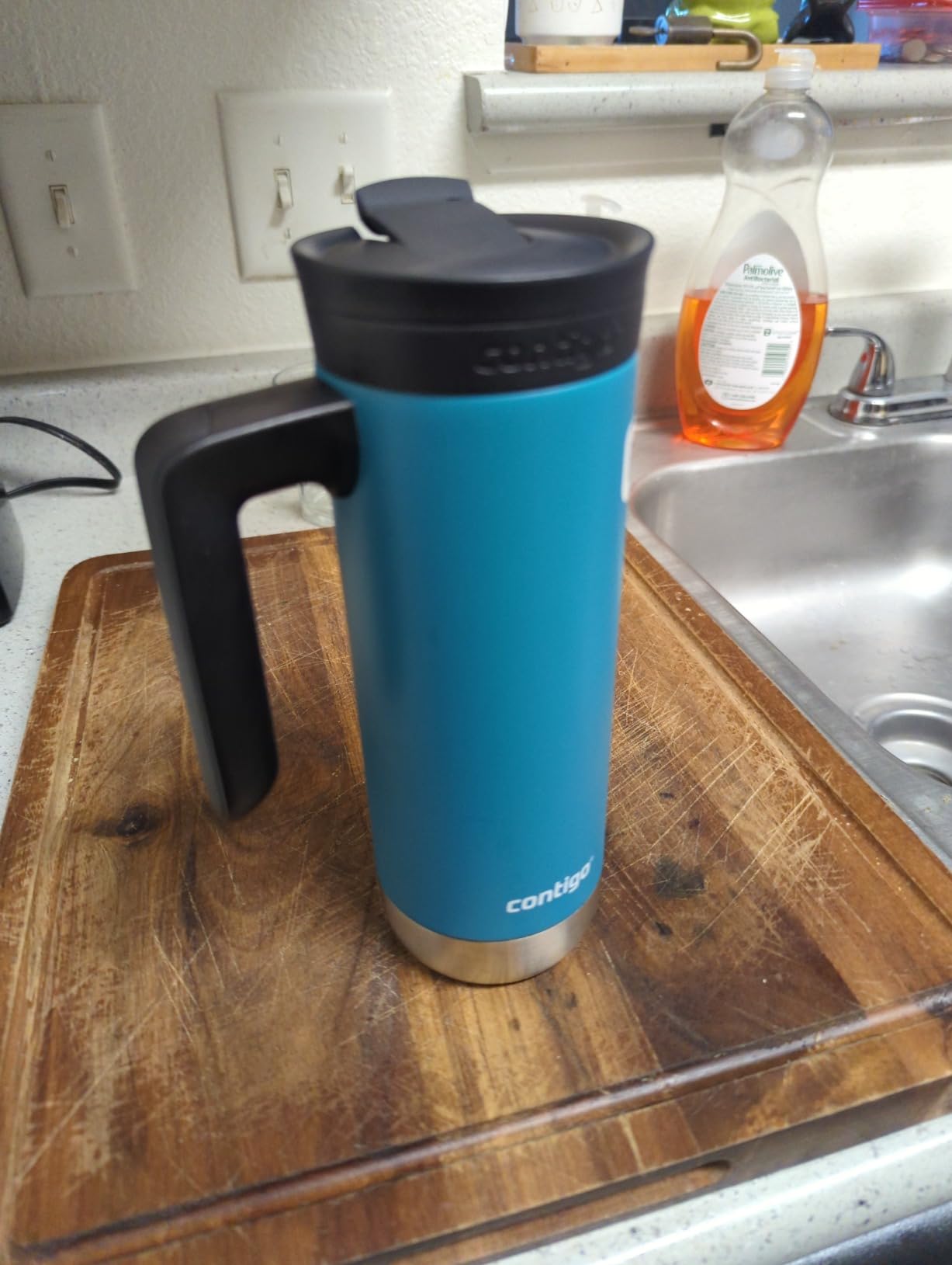 Contigo Superior 2.0 Stainless Steel Travel Mug with Handle with SNAPSEAL Lid, 20oz. customer photo 1