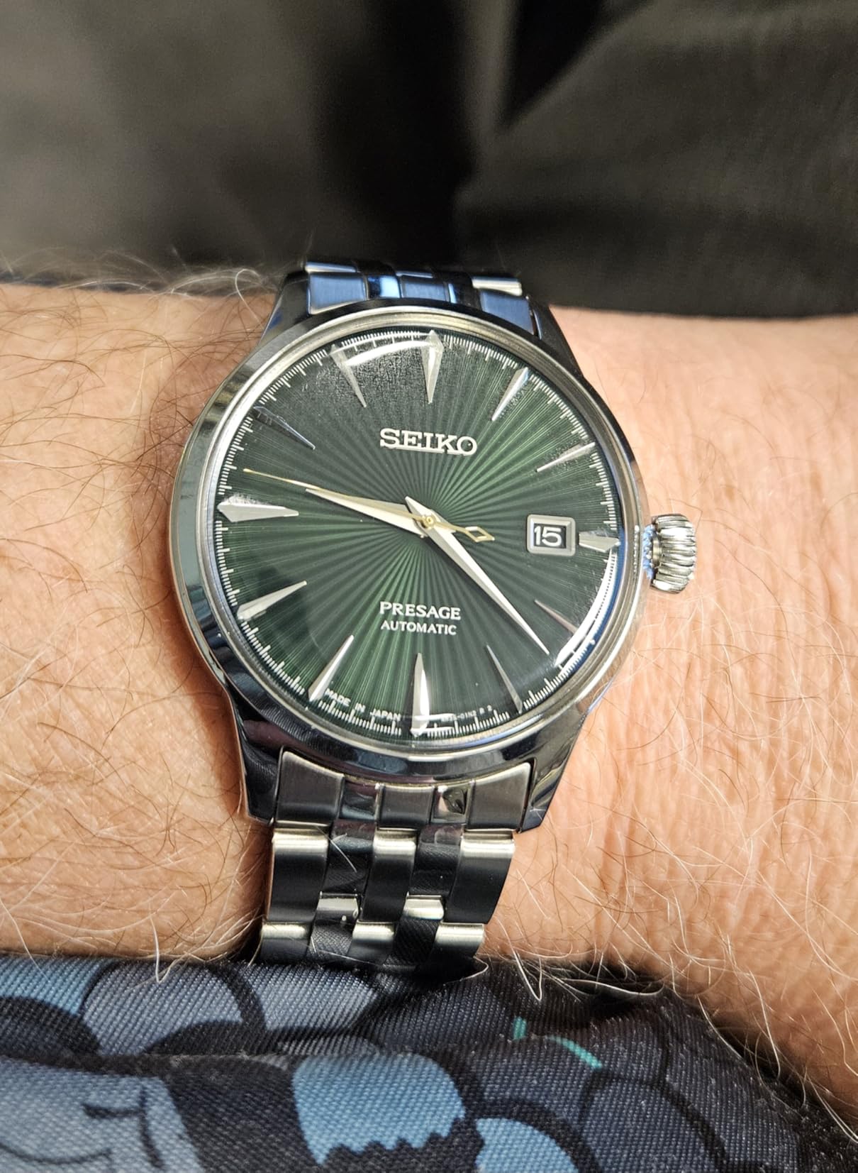 SEIKO Automatic Watch for Women - Presage Collection - with Date Calendar - 50M Water Resistant customer photo 1