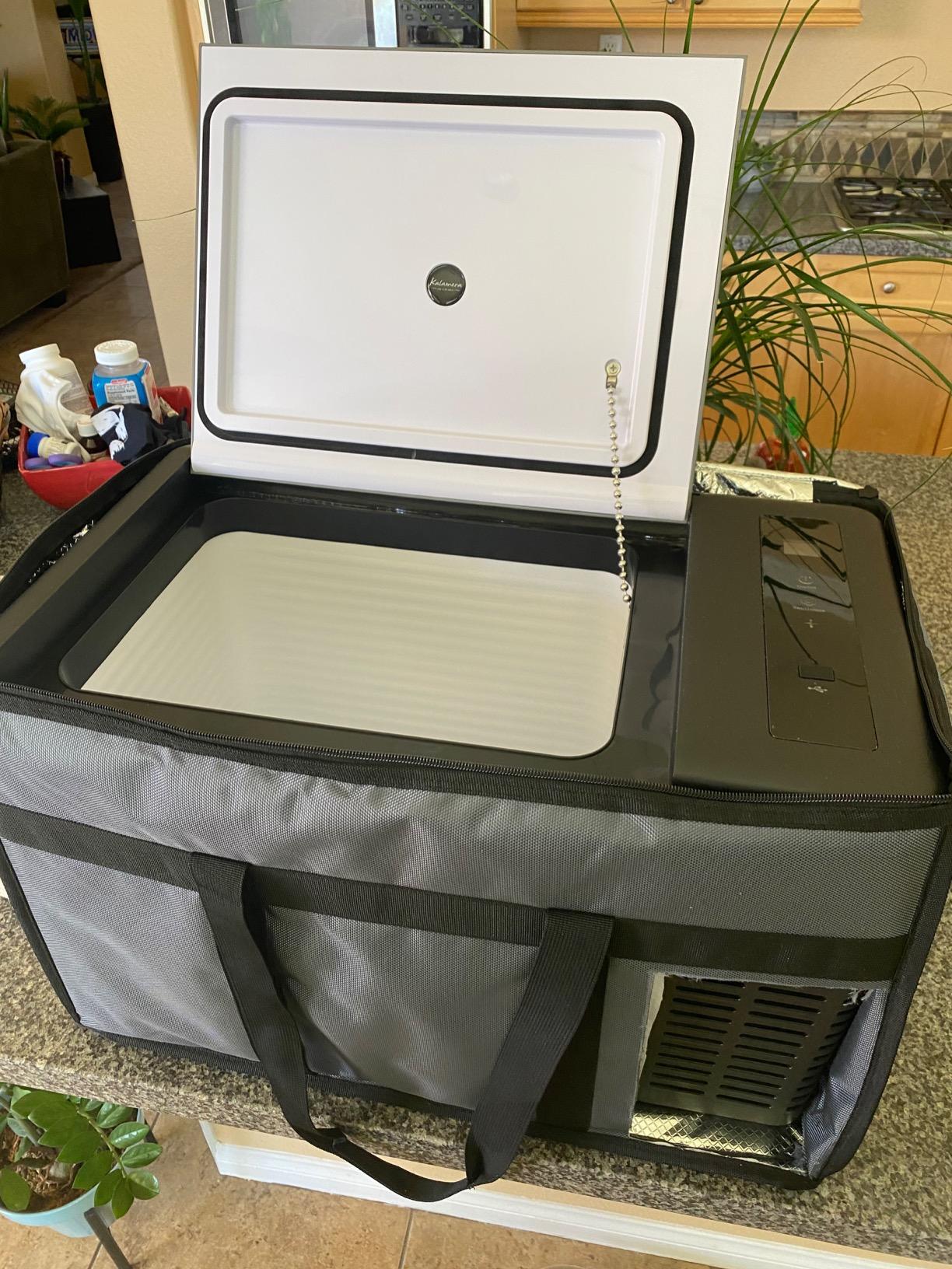Beverage Fridge 24 Inch Beverage and Wine Cooler Built-in or Freestanding - 120 Cans & 16 Bottles Capacity Wine Refrigerator Cooler customer photo 1