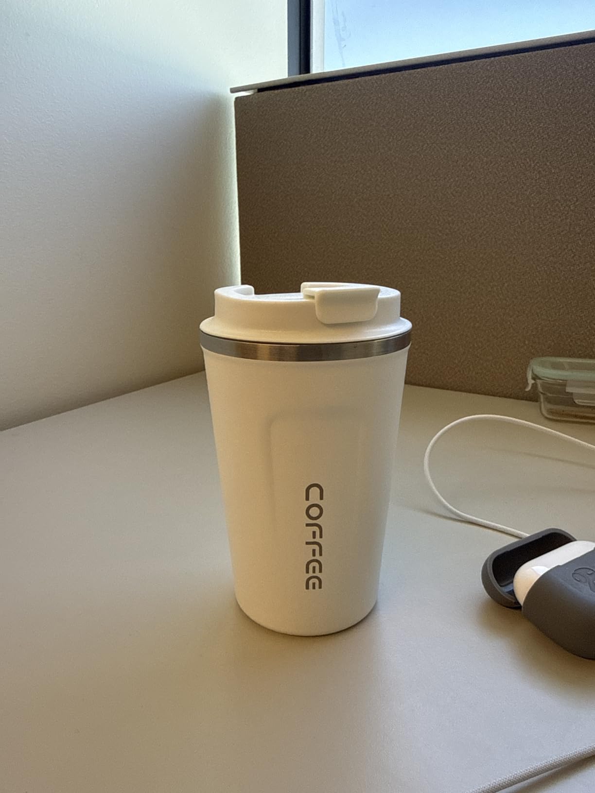 CS COSDDI 12 oz Coffee mug - Stainless Steel Coffee Cup with Leakproof Lid customer photo 1