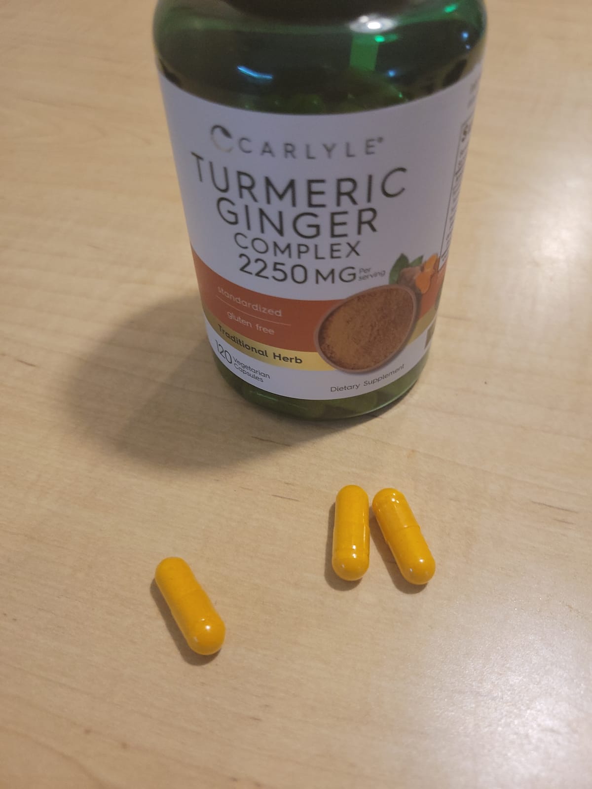 Carlyle Turmeric and Ginger Supplement | 120 Softgel Capsules customer photo 1