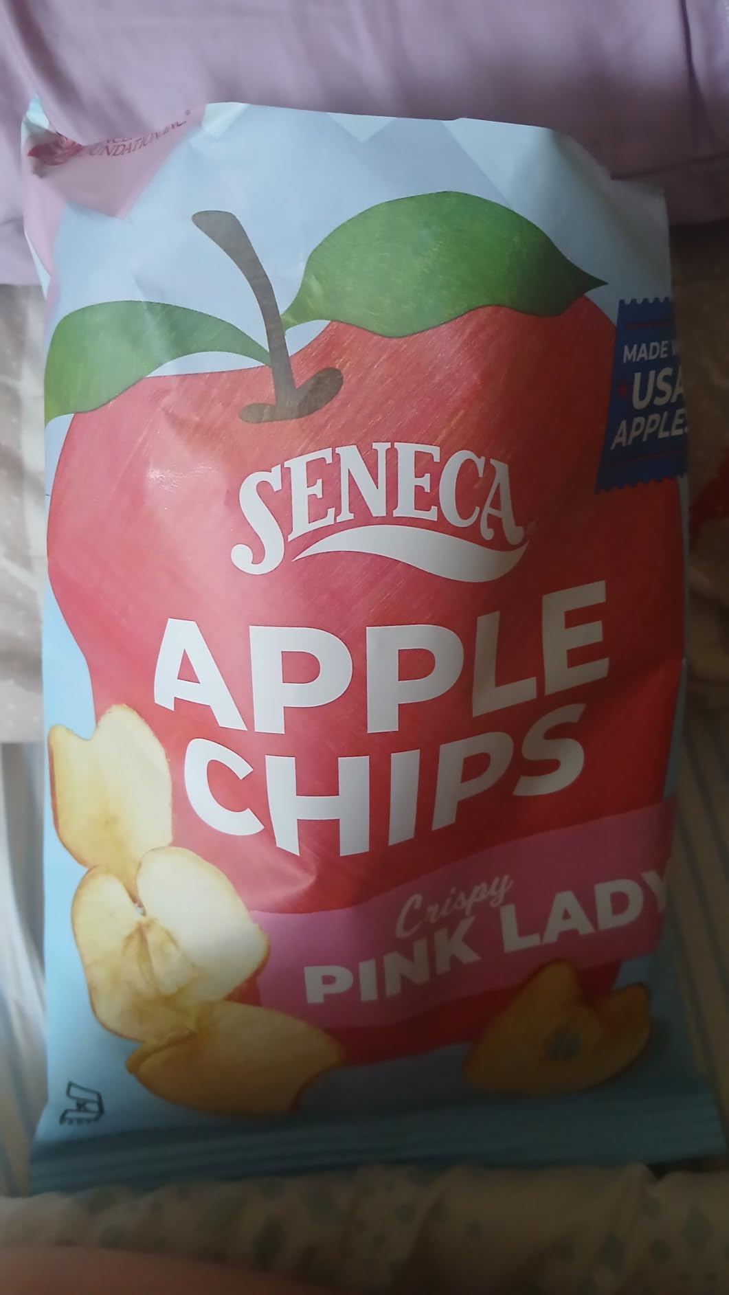 Seneca Original Apple Chips | Made from Fresh Red Apples | USA Grown Apples | Seasonally Picked | Crisped Apple Perfection | Foil-Lined Freshness Bag | 0.7 ounce (Pack of 24) customer photo 1