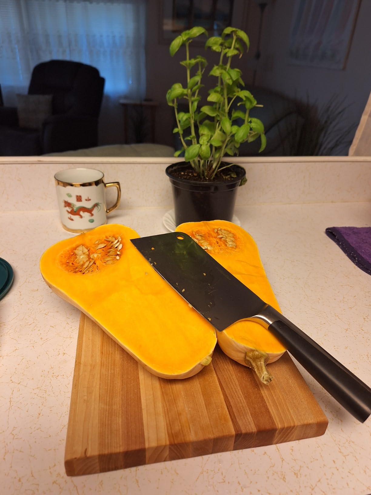 Mueller 7-Inch Meat Cleaver Butcher Knife, German High Carbon Steel customer photo 2
