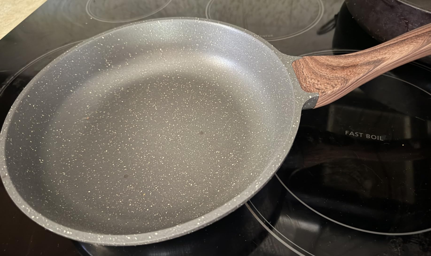 SENSARTE Nonstick Frying Pan Skillet, Swiss Granite Coating Omelette Pan, Healthy Stone Cookware Chef's Pan, PFOA Free (8/9.5/10/11/12.5 Inch) (8 Inch) customer photo 1