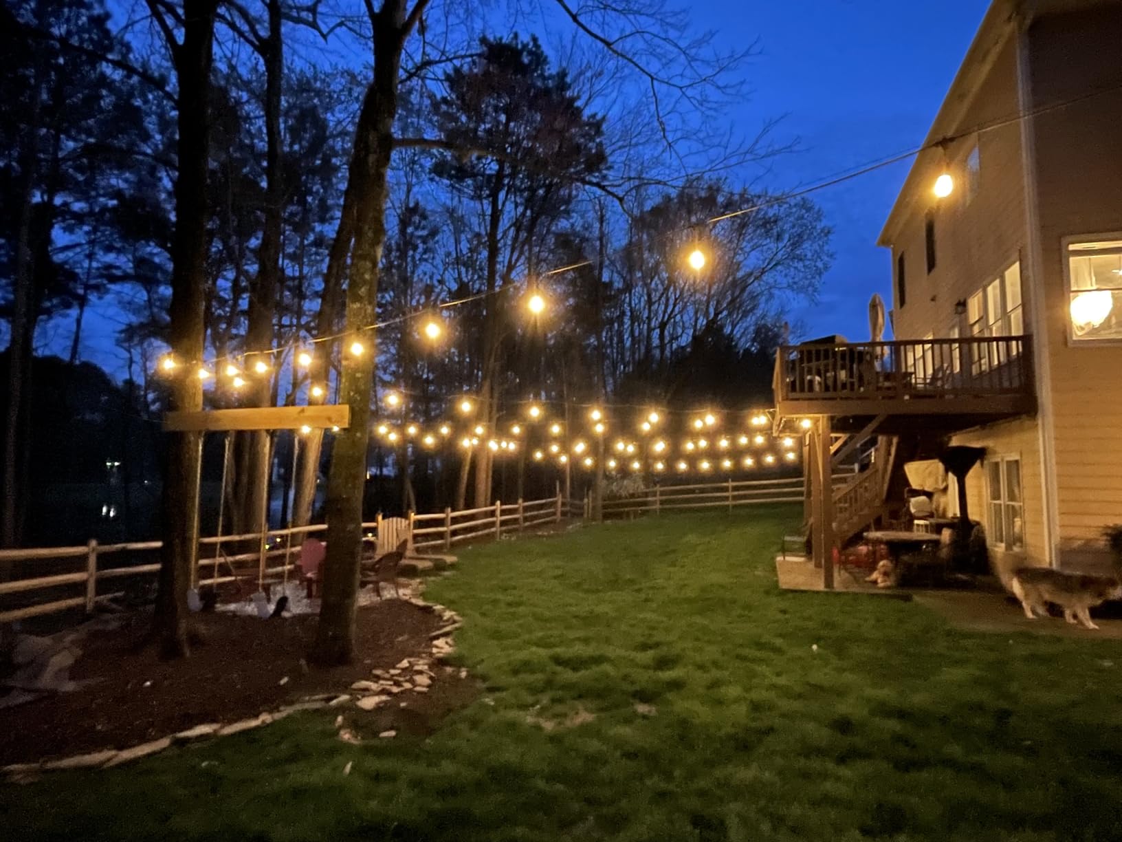 Svater 48 FT Outdoor String Lights 2W Commercial Grade Waterproof S14 ETL customer photo 2