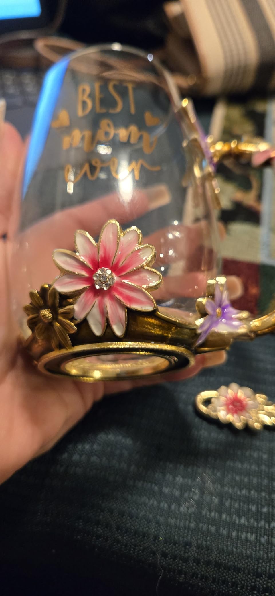 Luka Tech 35OZ Enamel Glass Flower Teapot Gifts For Women customer photo 1