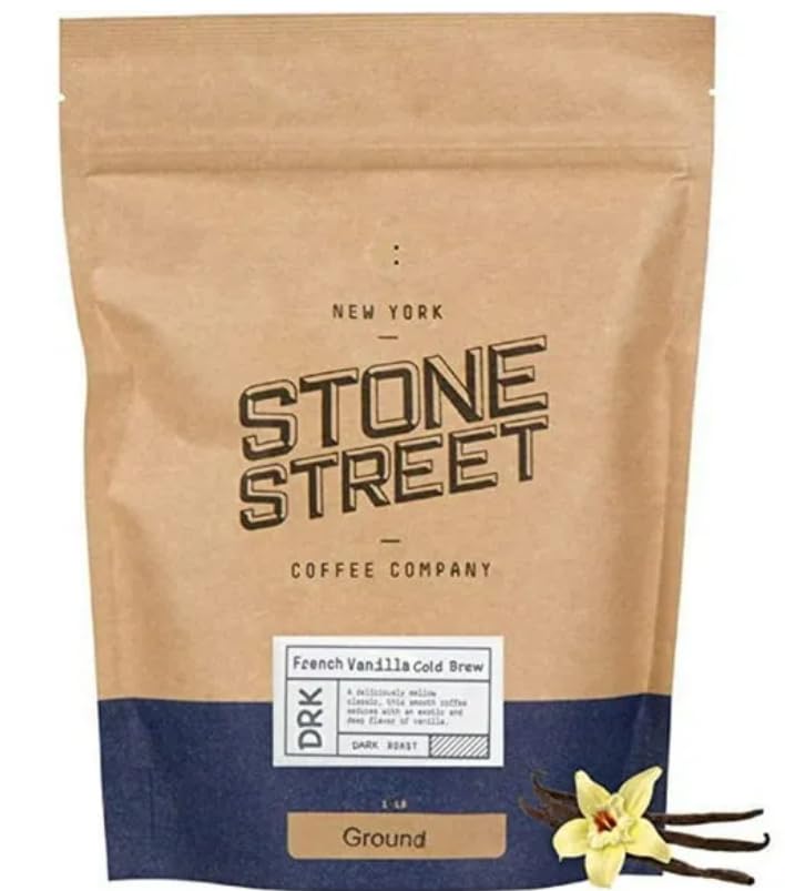 Stone Street French Vanilla Cold Brew Coffee, Dark Roast, 1 Lb customer photo 1