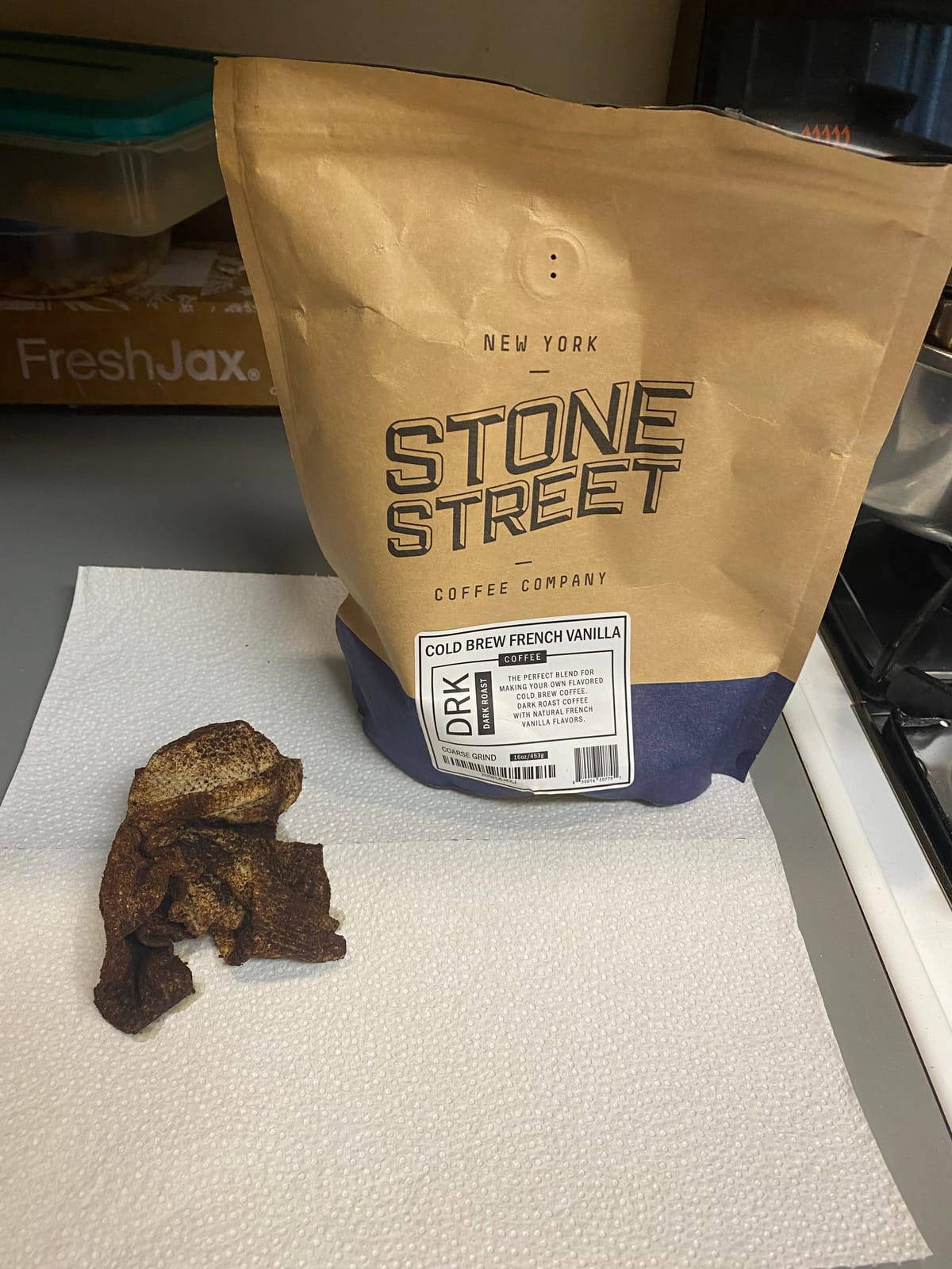 Stone Street French Vanilla Cold Brew Coffee, Dark Roast, 1 Lb customer photo 2