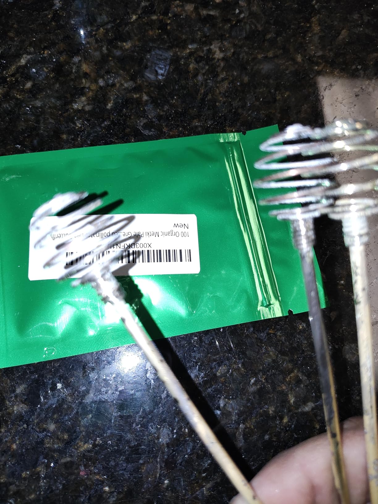Coffee Stir Sticks,BURLIHOME Stainless Steel Swizzle Sticks 4Pcs Reusable Beverage Stirrers with Honey Shape customer photo 2