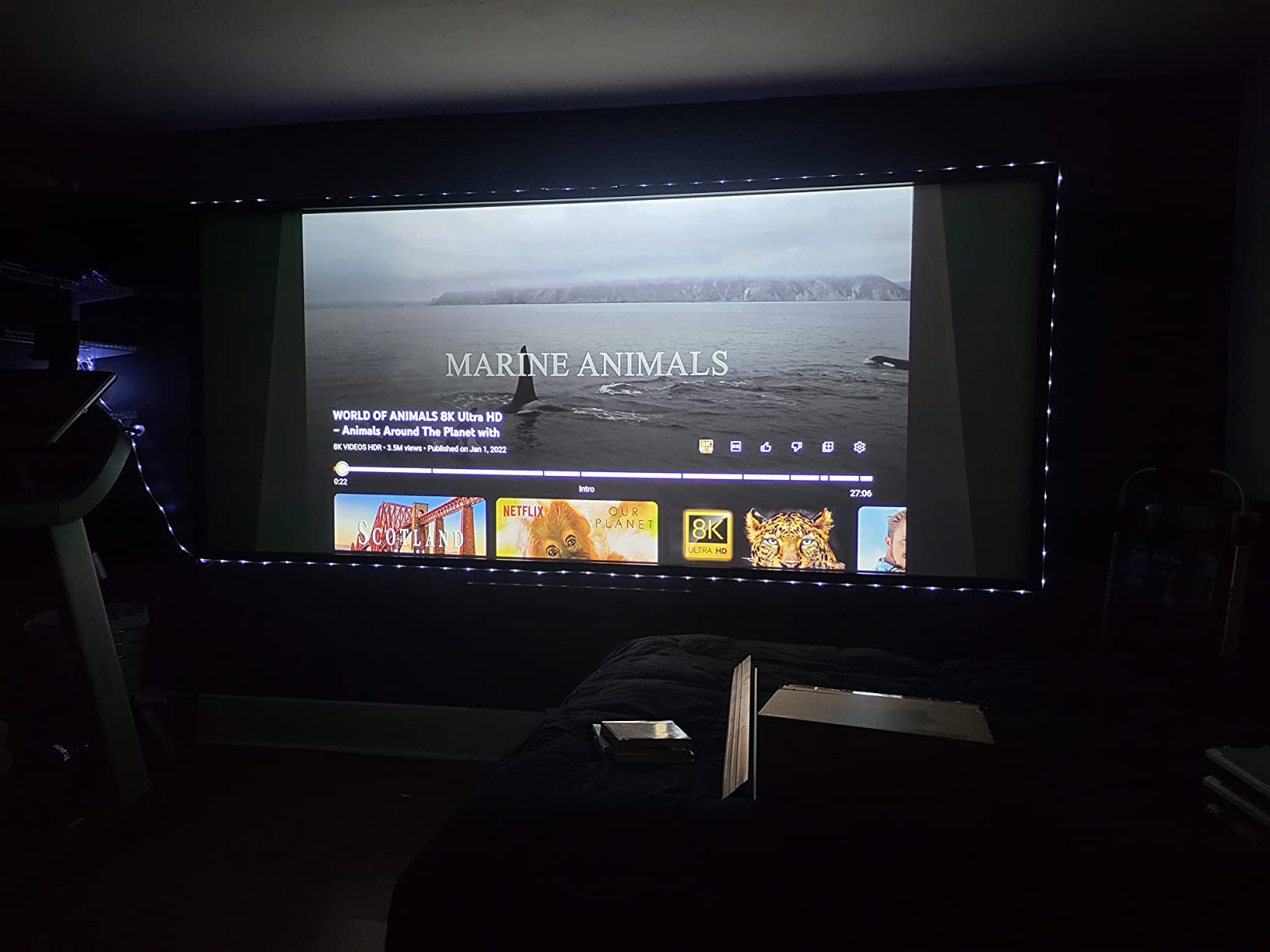 ViewSonic PX701-4K UHD Projector, 3200 Lumens, 240Hz HDR, Auto Keystone DLP customer photo 1
