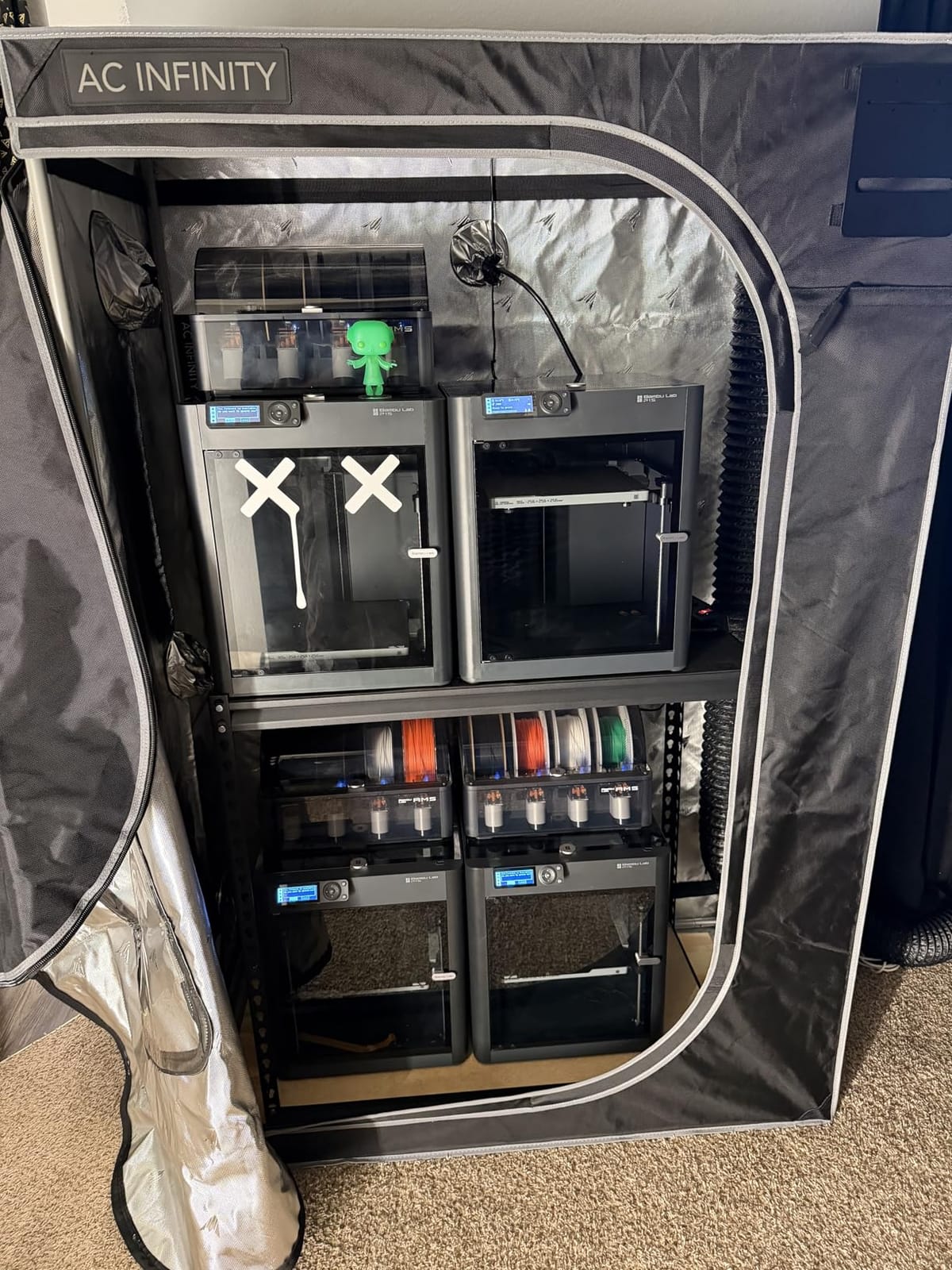 AC Infinity CLOUDLAB 844, Advance Grow Tent 4x4, Thickest Poles & Mylar customer photo 2