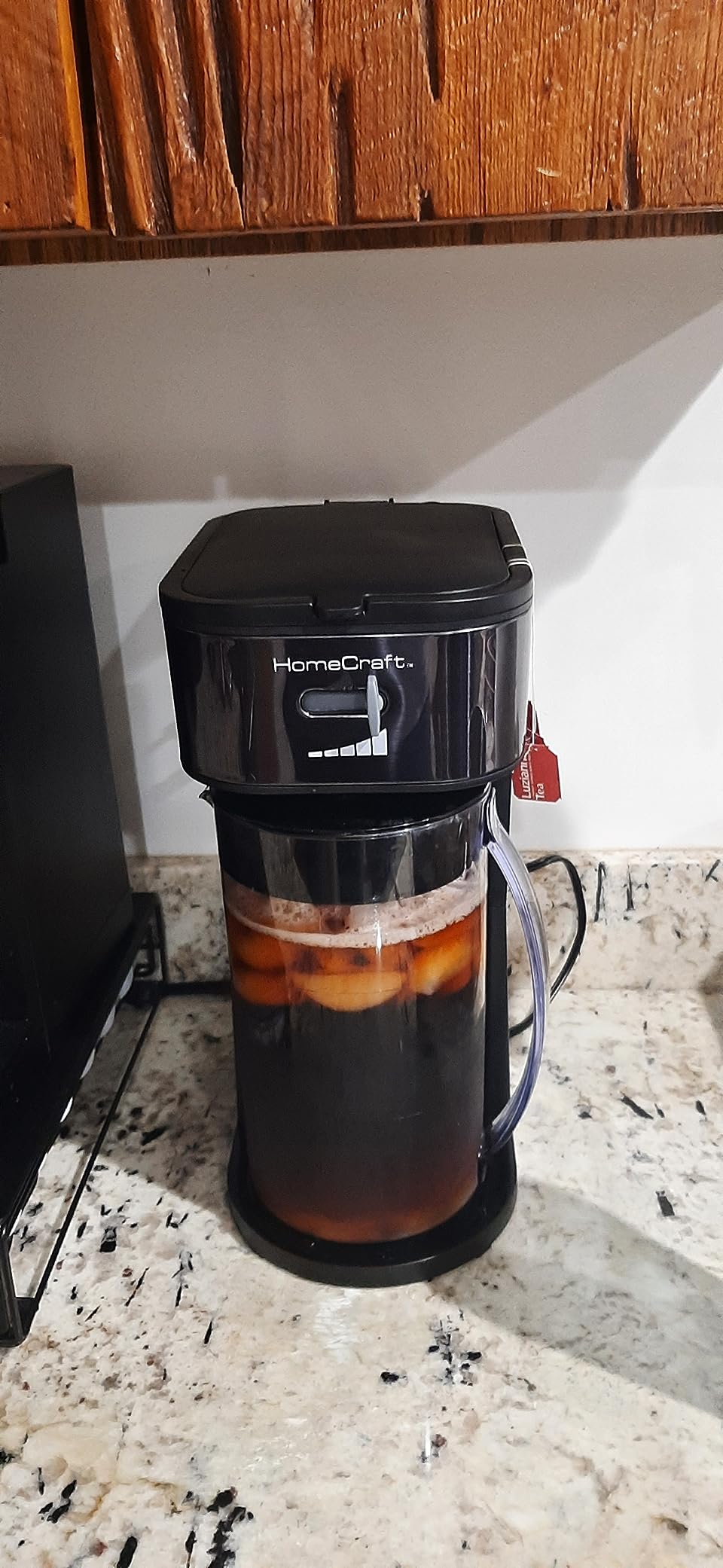 Homecraft 3-Quart Iced Coffee and Tea Maker with Filter Basket, Flavor Enhancer, Adjustable Brew Strength, Black customer photo 2