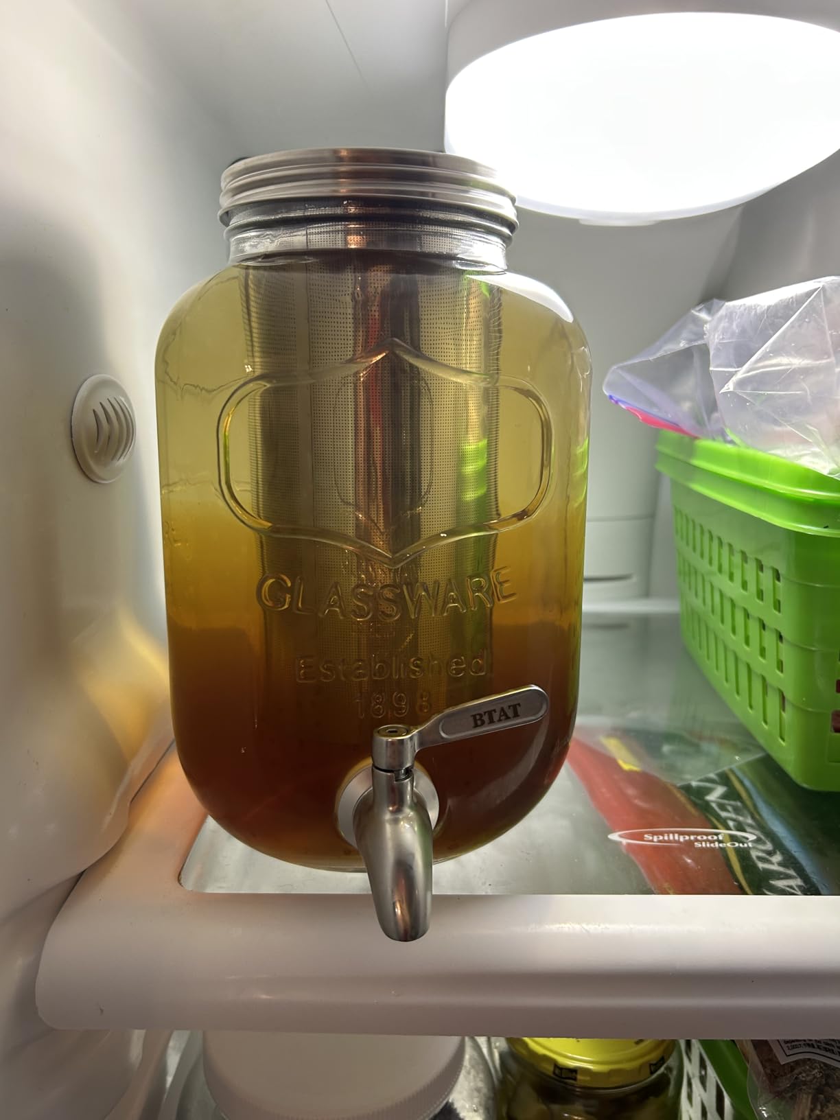 BTaT- 1 Gallon Cold Brew Coffee Maker, Thick Glass Pitcher customer photo 2
