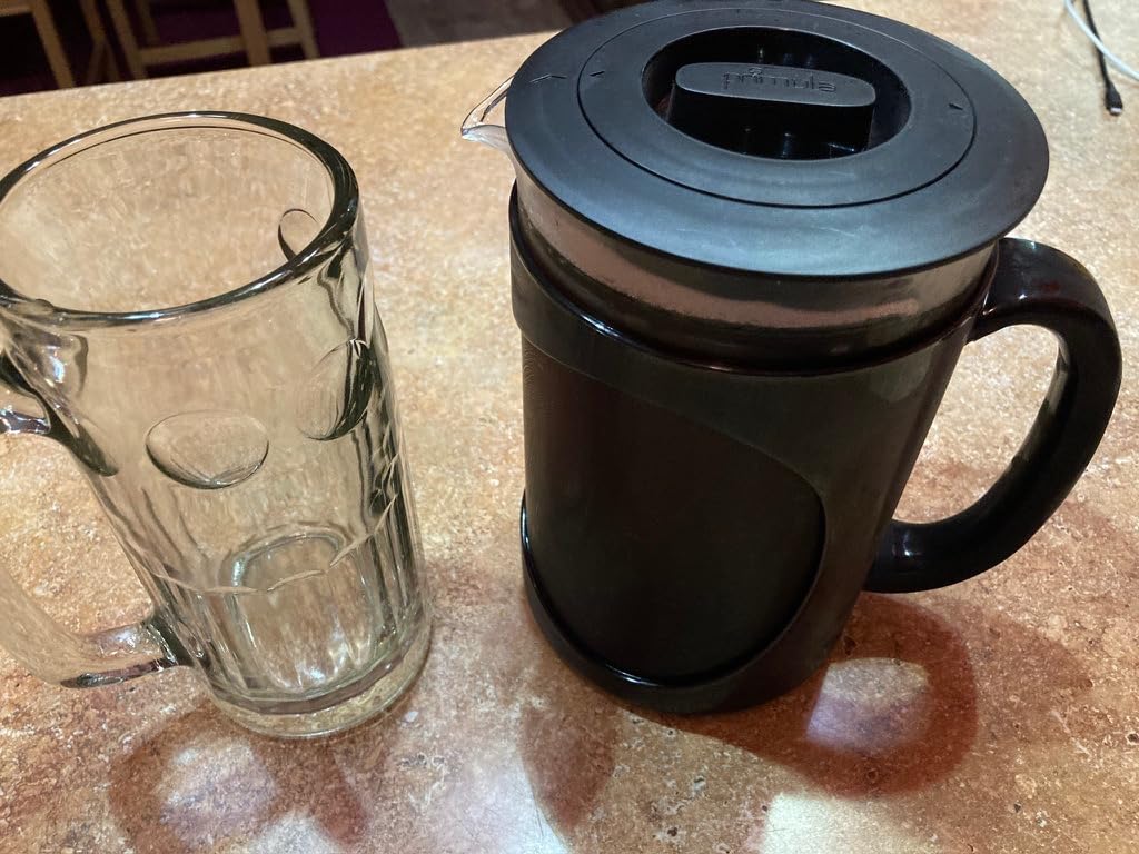 Primula Burke Deluxe Cold Brew Iced Coffee Maker, Comfort Grip Handle, Durable Glass Carafe, Removable Mesh Filter, Perfect 6 Cup Size, Dishwasher Safe, 1.6 qt, Aqua customer photo 1