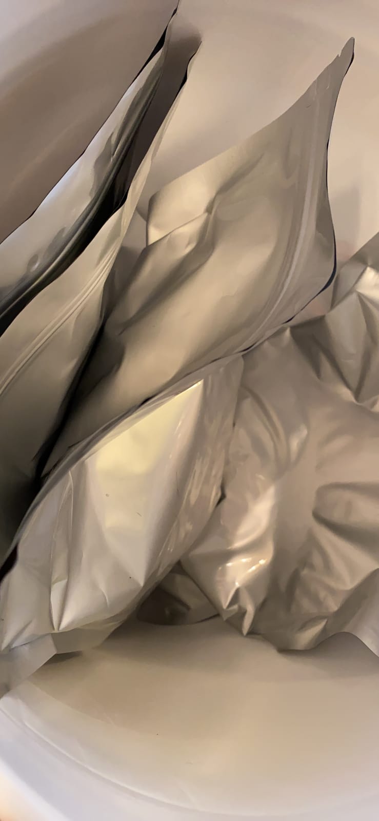 50pcs 1 Gallon Mylar Bags for Food Storage, 10 Mil 10