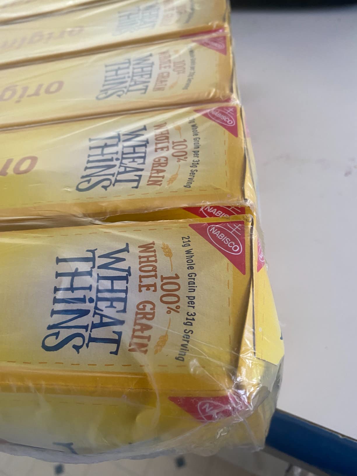 WHEAT THINS Hint of Salt Snacks, Whole Grain Wheat Crackers, 6 Boxes customer photo 2