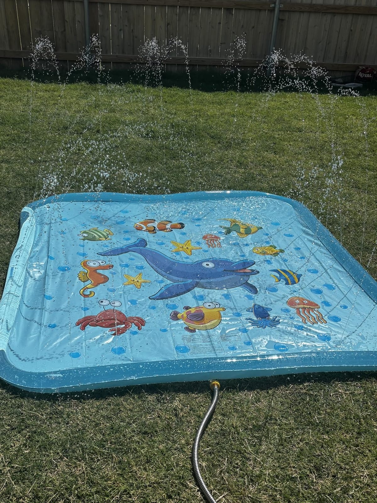 Growsland Splash Pad for Toddlers, Outdoor Sprinkler for Kids, 67