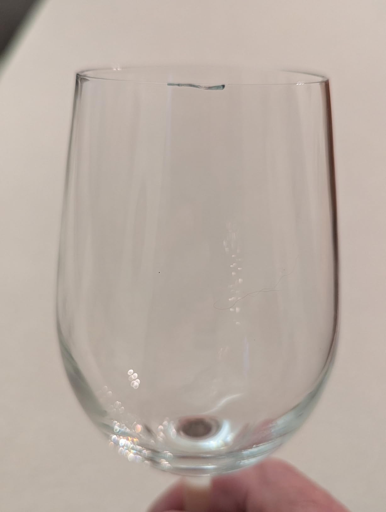 PARACITY Wine Glasses Clear Red White Wine Glass Goblets Crystal Stemware (4PCS) customer photo 2