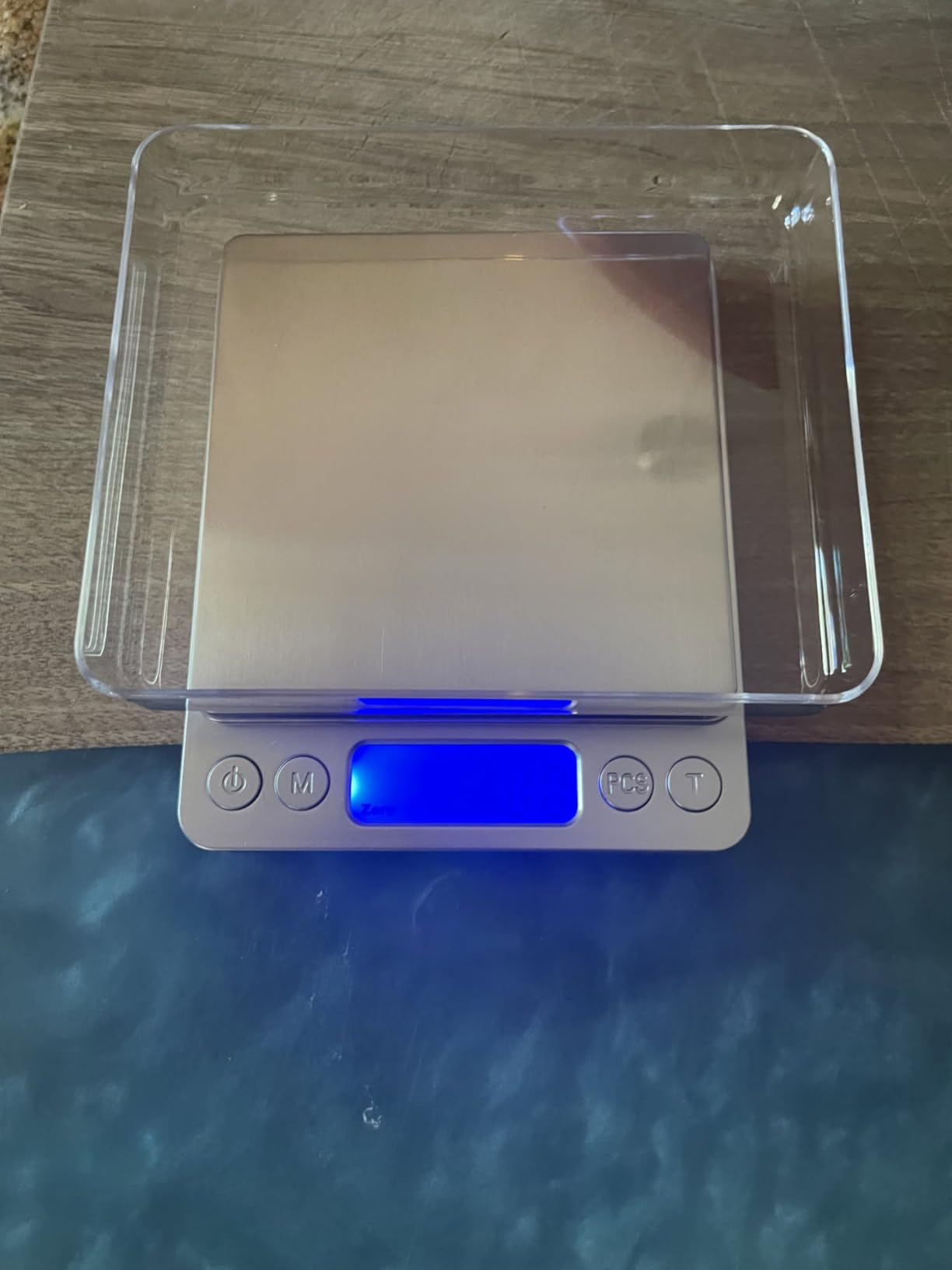 Food Scale, Rechargeable Kitchen Scale with Trays 3000g/0.1g, Mini Scale with Tare Function Digital Scale Grams and Ounces for Weight Loss, Dieting, Cooking, Meal Prep, Coffee, Jewelry customer photo 1