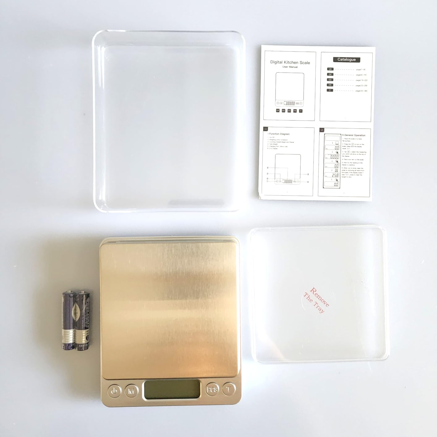 Food Scale, Rechargeable Kitchen Scale with Trays 3000g/0.1g, Mini Scale with Tare Function Digital Scale Grams and Ounces for Weight Loss, Dieting, Cooking, Meal Prep, Coffee, Jewelry customer photo 2