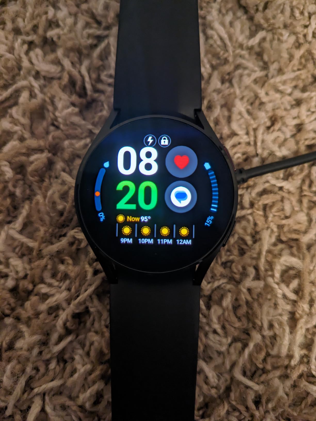 Samsung Galaxy Watch 4 40mm Bluetooth Smartwatch with ECG Heart Monitor, Tracker for Health, Fitness, Running, Sleep Tracking, GPS Fall Detection, US Version, SM-R860NZKAXAA, Black customer photo 2