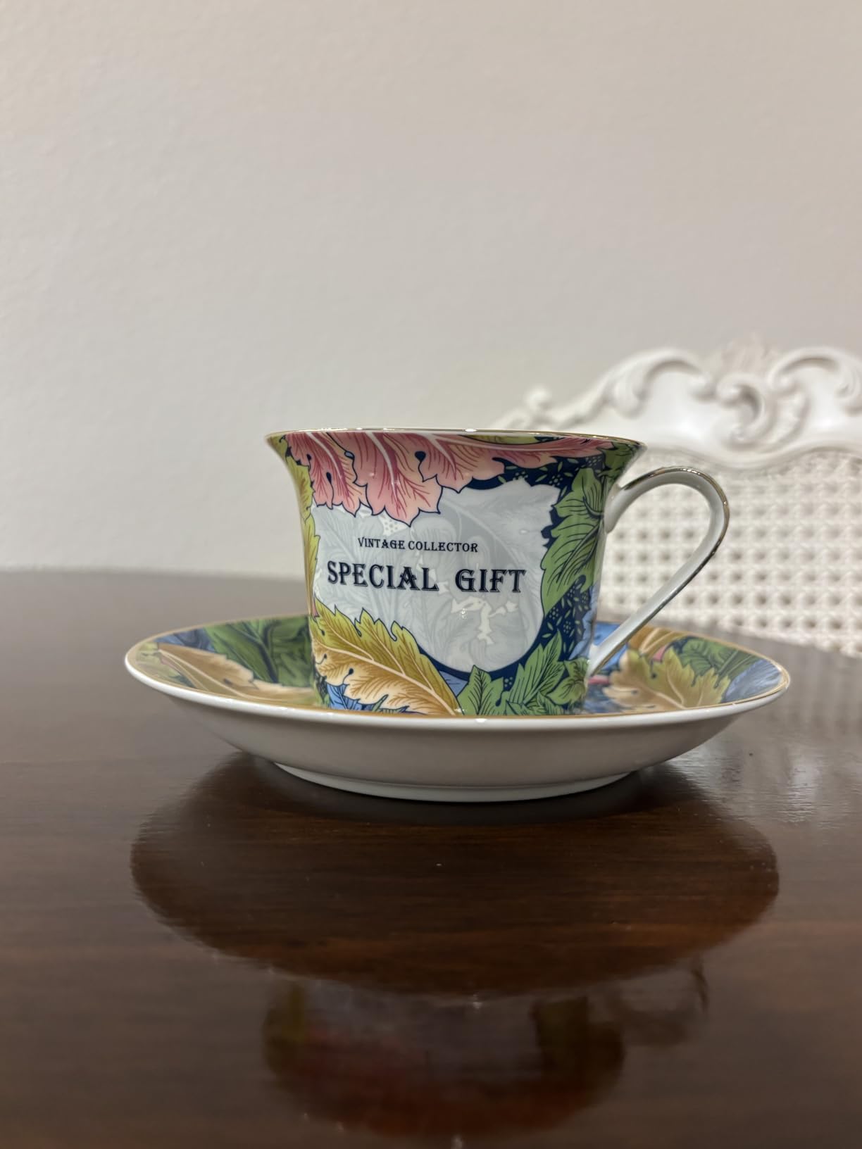 ACMLIFE Porcelain Tea Sets with 24K Gold, Vintage British English Afternoon Tea Sets for 6, Luxury Tea Sets for Women Party for Gifts Tea Sets for Adults Bone China customer photo 2