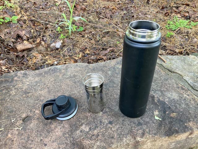 The Tea Spot Steepware Tea Tumbler and Thermos, 22oz, Tea Bottle with tea infuser for loose leaf tea or iced coffee, Sleek Double Wall Tumbler & Insulated Travel Bottle - Olive customer photo 1