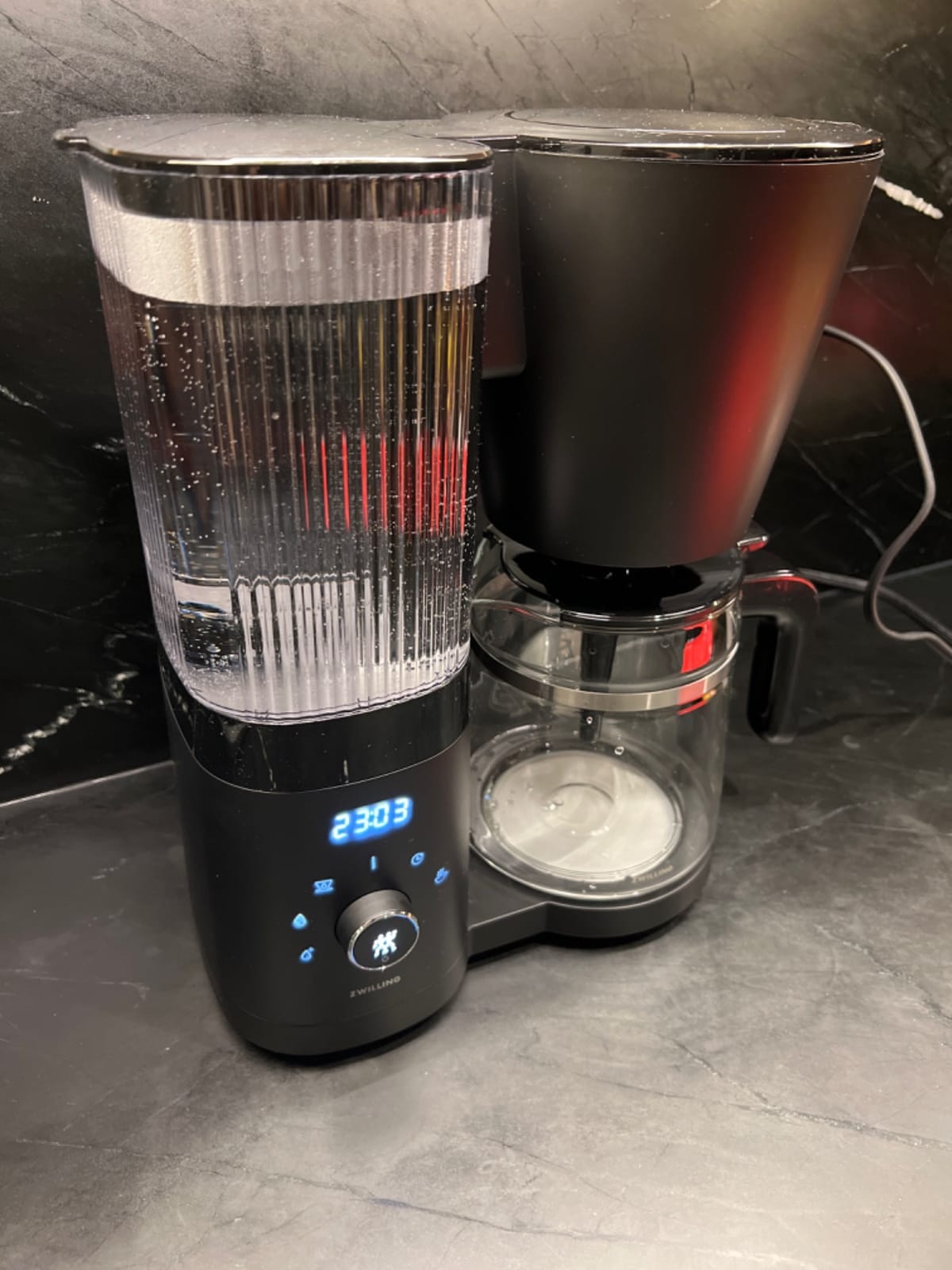 ZWILLING Enfinigy Glass Drip Coffee Maker 12 Cup, Awarded the SCA Golden Cup Standard, Black customer photo 2