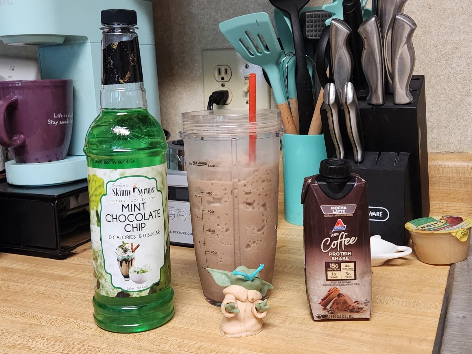 Atkins Mocha Latte Iced Coffee Flavored High Protein Shake, 12 Count customer photo 1