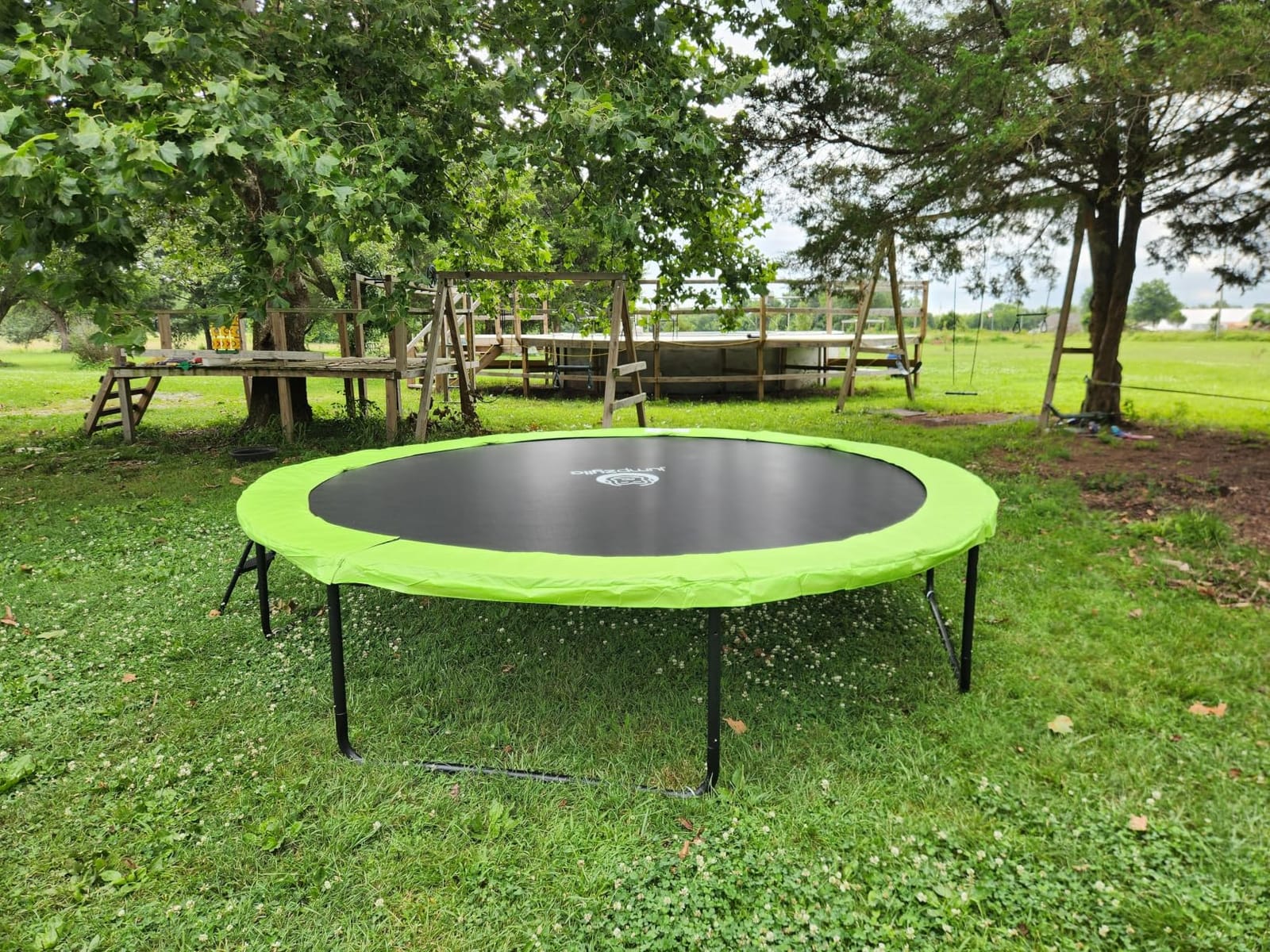 Jumpzylla Outdoor Trampoline with Net for Kids 8FT 10FT 12FT 14FT 15FT 16FT customer photo 2