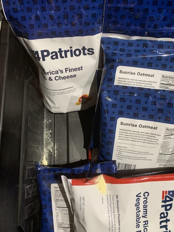 4Patriots 2-Week Survival Food Kit: Emergency Food Supply Designed to Last 25 Years, 84 Servings customer photo 2