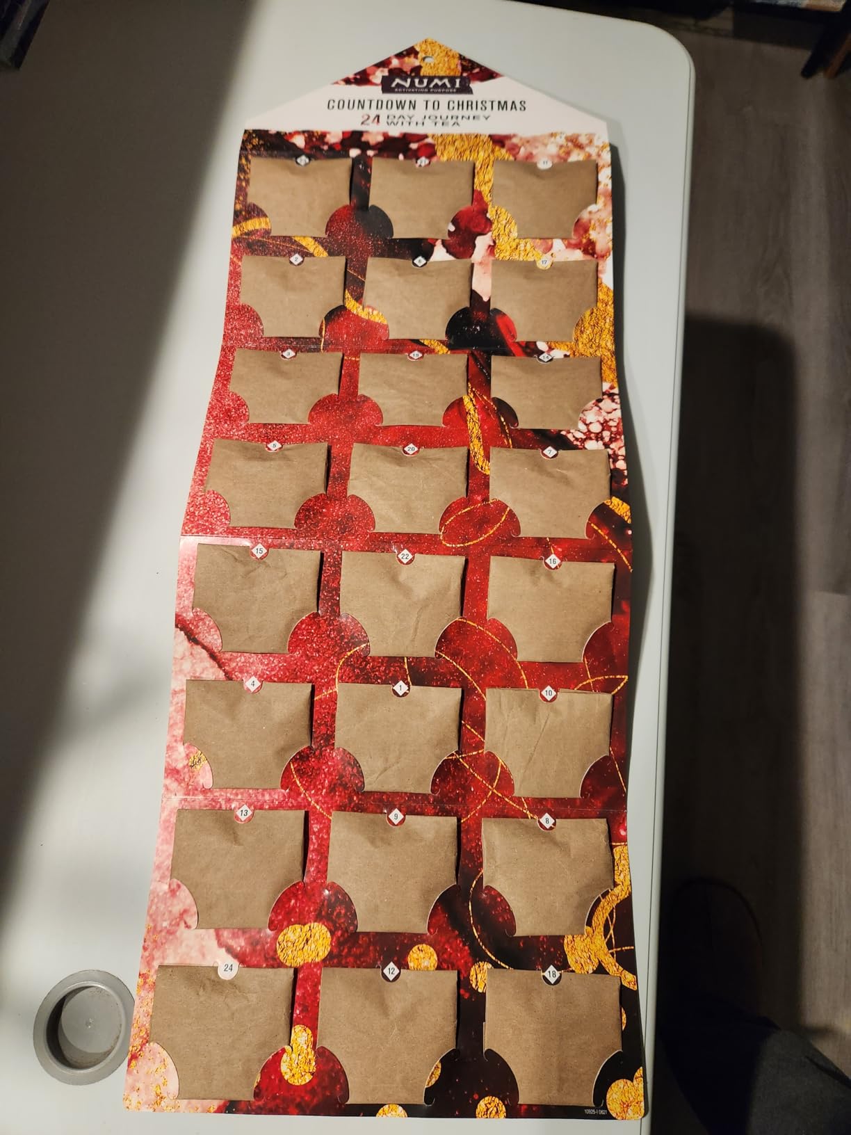 Numi Organic Tea Advent Calendar 2024, Countdown to Christmas, 24 Tea Bags, Gift Set customer photo 1