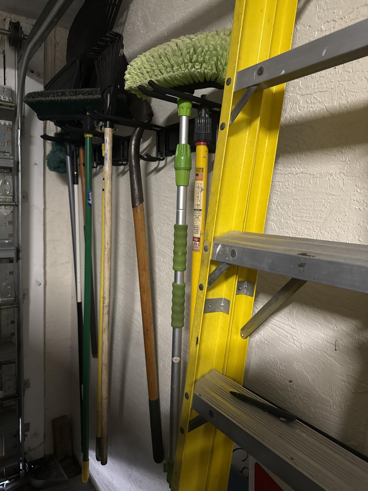 Aking Ace 48 Inch Garage Tool Organizer, Wall Mount 3 Racks 6 Hooks Storage customer photo 2