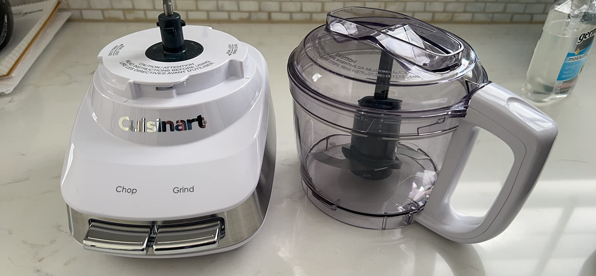 Cuisinart Core Custom 4-Cup Mini Chopper, Mini Food Processor Chops and Grinds with Auto-Reversing Stainless Steel SmartPower Blade, Dishwasher-Safe Parts, MCH-4, White/Stainless Steel customer photo 2