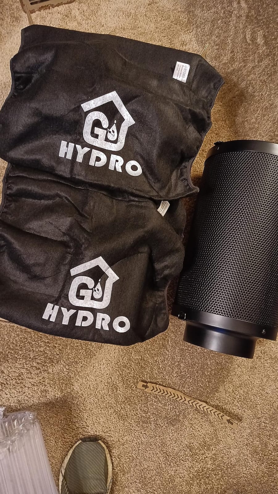 6x12 Inch Carbon Air Filter, Refillable Australian Virgin Charcoal Filter, Replaceable Carbon Design, High Efficiency Odor Control for Hydroponics, Grow Tents & Inline Duct Fans customer photo 1