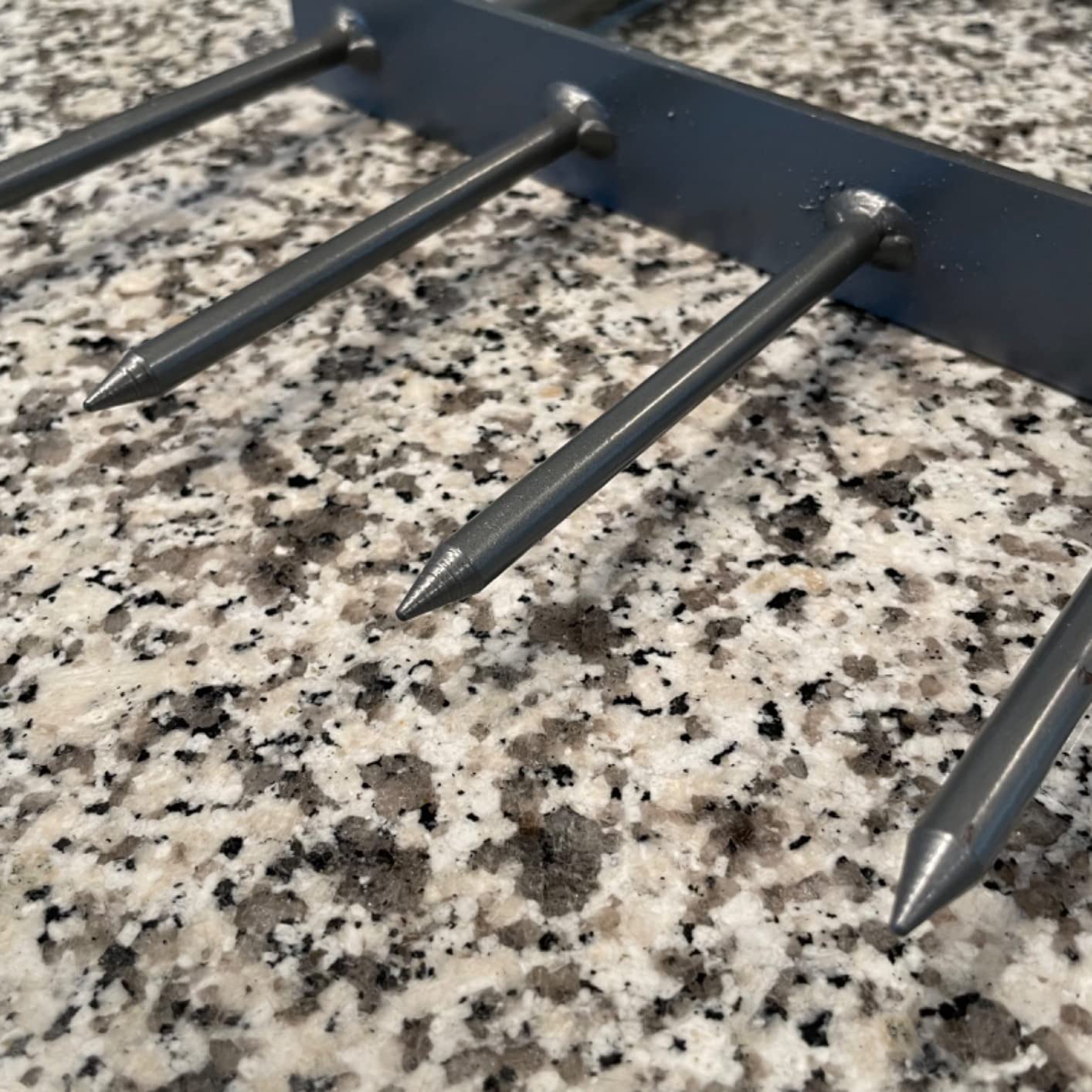 BARAYSTUS 4‑Prong Lawn Aerator Tool, Foot‑Step Spike Aerator customer photo 1