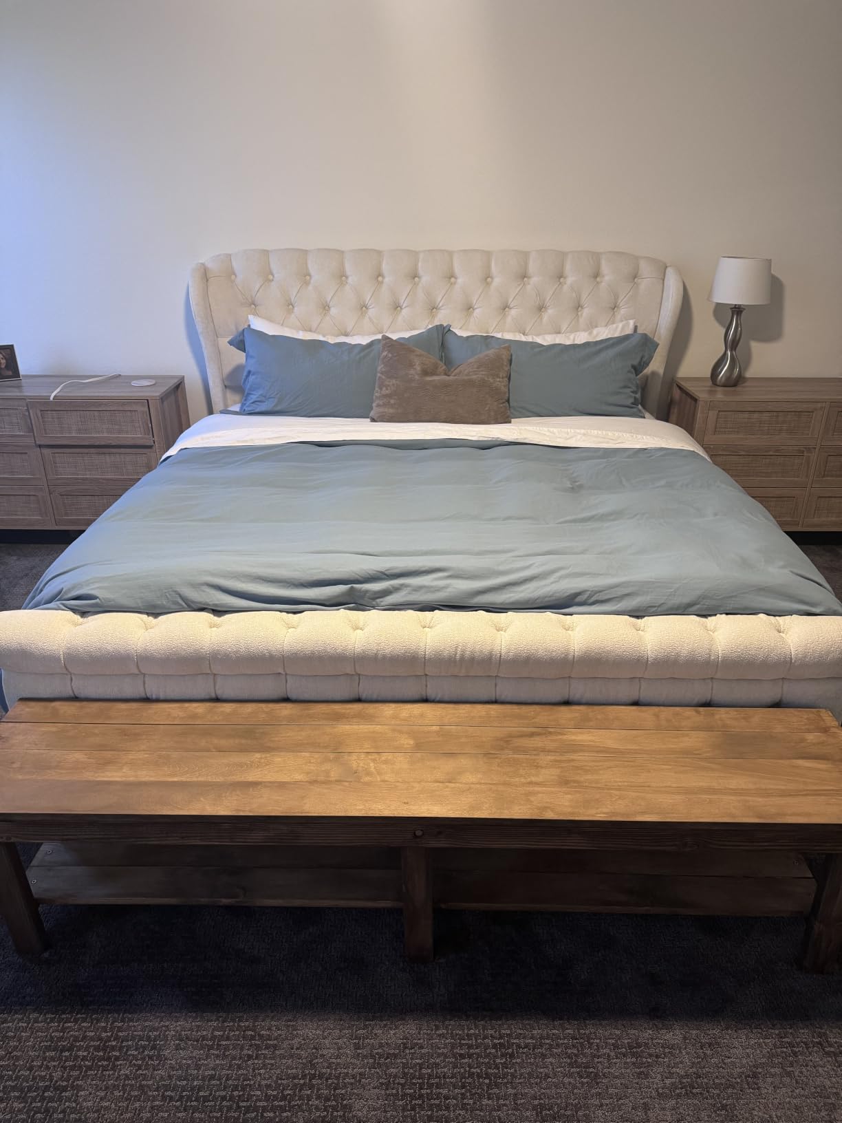 Bedsure Prewashed Duvet Cover King, Cotton-Like Soft Bedding Set, Linen customer photo 1