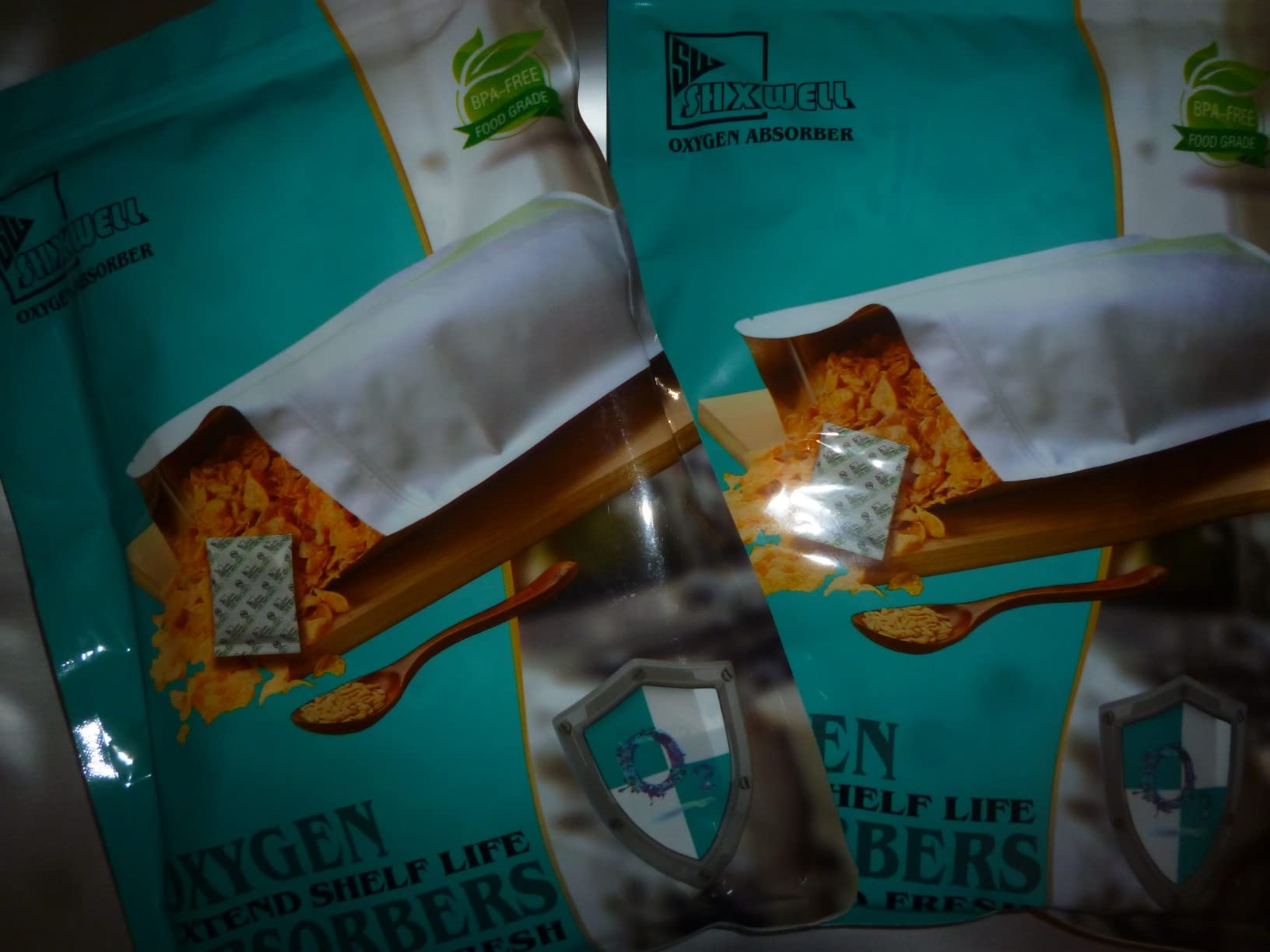 50pcs Mylar Bags for Food Storage With Oxygen Absorbers, 15 Mil Extra Thick Mylar Bags, 4 Size Set(5 Gallon, 2 Gallon, 1 Gallon, 1 Quart)2500cc and 400cc Oxy-Sorb (Individually Sealed) customer photo 1