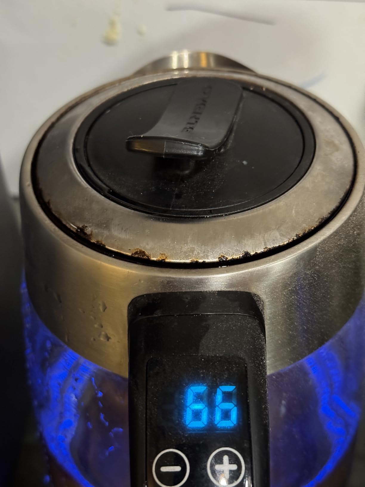 OVENTE 1.8L Glass Electric Kettle with Tea Infuser, Silver KG661S customer photo 1