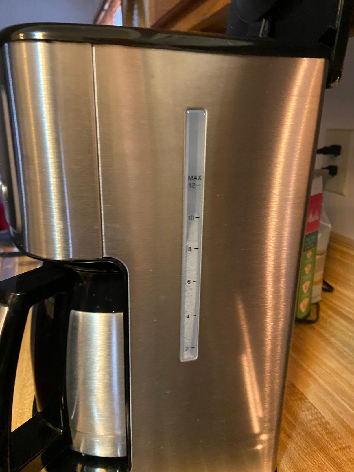 Cuisinart 12-Cup Coffee Maker, Programmable PerfecTemp Thermal Carafe Coffee Machine with 1-4 Cup Setting, Brew Strength Control and Brew Pause, Stainless Steel, White customer photo 2