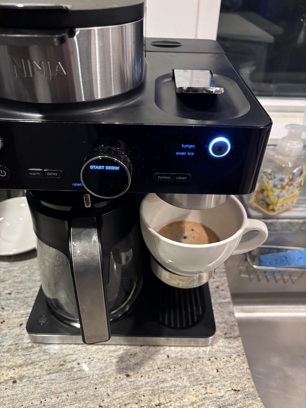 Ninja Espresso & Coffee Maker, Nespresso Capsule Compatible, Black, CFN601 | Barista System, 3 Espresso Brew Styles, Single-Serve Coffee, Built-in Frother, Espresso, Cappuccino & Latte Maker customer photo 2