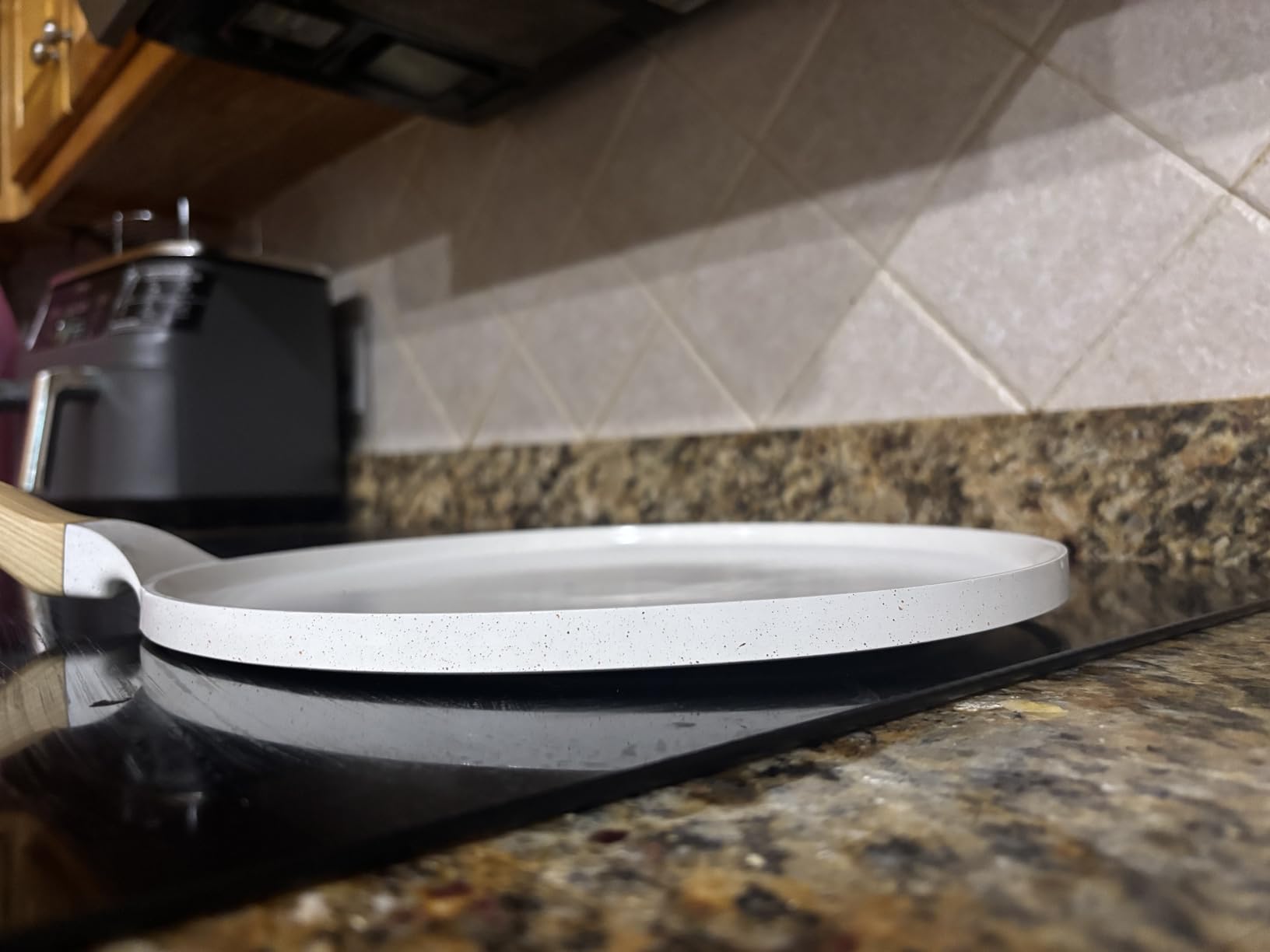 SENSARTE 12 Inch Nonstick Crepe Pan Granite Coating Pancake Pan Gray customer photo 2