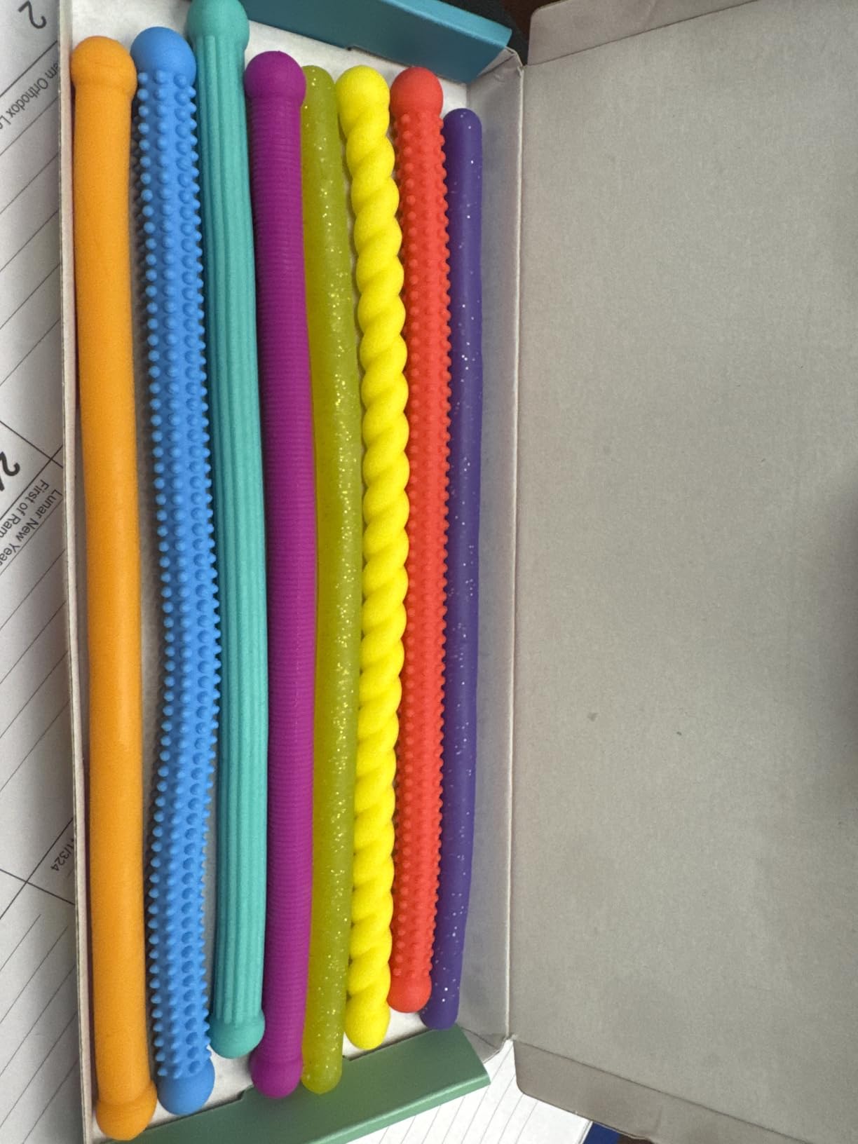 Sensory Autism Toys for Kids - Textured Stretchy Fidget Toys for Stress - Sensory Toys Special Needs for Autistic Toddlers Boys Girls Stocking Stuffers Gifts, Treasure Prizes Classroom - 8 Pack customer photo 1